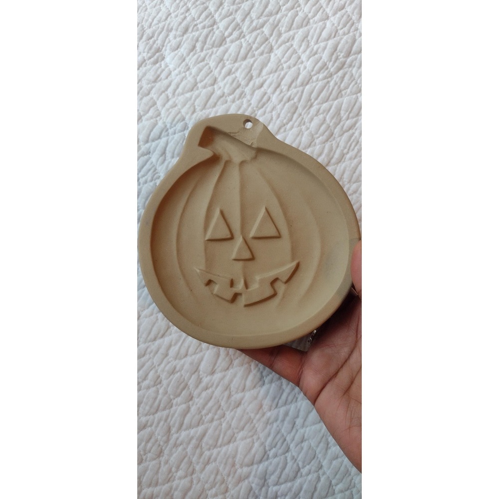 VTG pumpkin jack lantern cookie mold Brown Bag Cookie Art- Hill Design Inc @1992